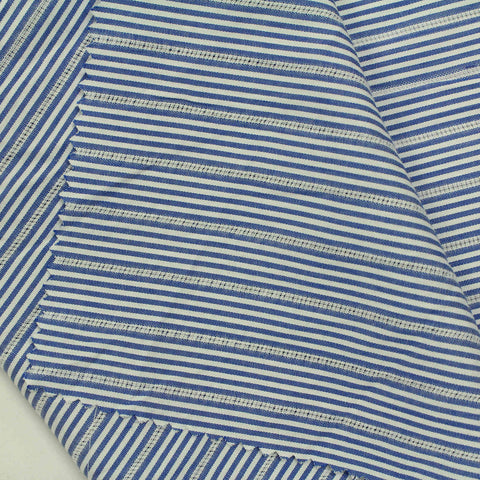 Blue Stripe Woven, Cotton