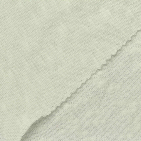 Slub Cotton Polyester Jersey Knit Fabric, 220 gsm, 150 cm — Beige