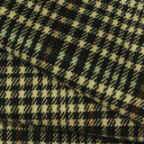 Black Houndstooth Interlock Knit, Poly-Viscose, 392 gsm — photo 1