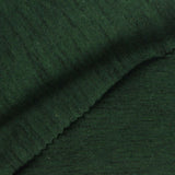 Dark Green Heather Jersey Knit, Cotton-Poly — photo 1