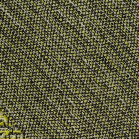 Black Flecked Bouclé, Cotton-Poly