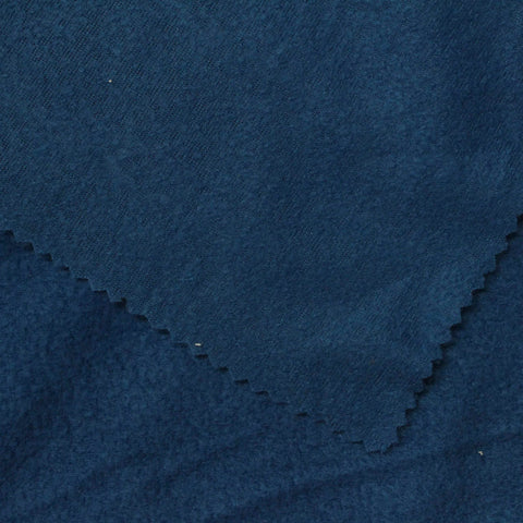 100% Polyester Fleece Fabric, 160 gsm — Navy