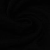 Interlock Knit Fabric, 270 gsm, 170 cm — Black — photo 1