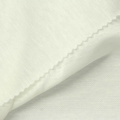 Linen Polyester Piqué Knit Fabric, 200 gsm, 145 cm — Beige