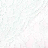 White Floral Lace, Polyester, 125 gsm — photo 1