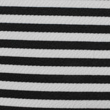 White Stripes Knit, Polyester — photo 1