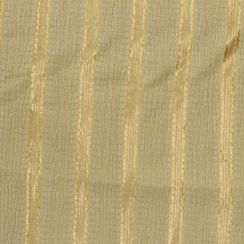 Beige Vertical-Stripe Crepe, Viscose