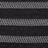 Black Horizontal-Stripe Chunky Knit, Poly-Metallic, 129 gsm — photo 1