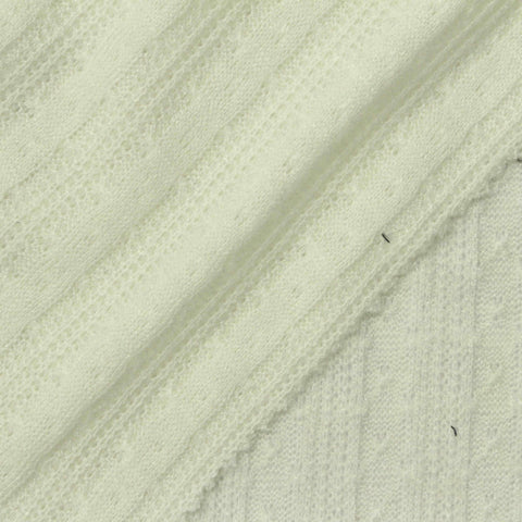 Khaki Tone-on-Tone Diamond Rib Knit, Viscose-Poly