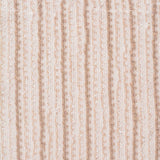 Striped Acrylic Polyester Blend Knit Fabric, 216 gsm, 150 cm — White — photo 1
