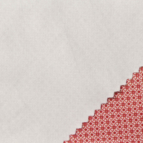 Red Geometric Milk Silk Knit, Polyester