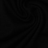 Viscose Stretch Jersey Knit Fabric, 130 gsm, 165 cm — Black — photo 1