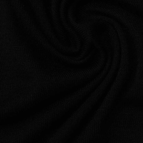 Black Jersey Knit, Viscose