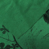 Black Floral Chunky Knit, Viscose — photo 1