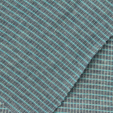 Light Blue Wavy-Line Jersey Knit, Cotton-Poly — photo 1