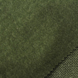 Olive Herringbone French Terry, Polyester — photo 1
