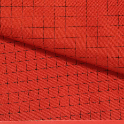 Black Grid Woven, Polyester, 107 gsm
