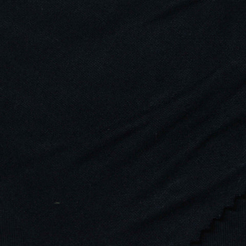 100% Viscose Jersey Knit Fabric, 145 gsm, 175 cm — Black