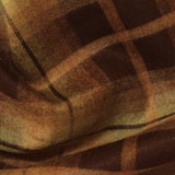 Brown Plaid Woven, Poly-Viscose, 285 gsm, 150 cm, ref EF-265166 — photo 1