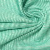 Light Green Heathered-Marl Jersey Knit, Poly-Cotton — photo 1