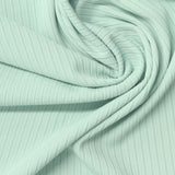 Polyester Stretch Rib Knit Fabric, 200 gsm, 165 cm — Green — photo 1