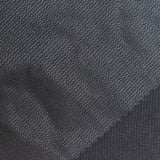Cotton Polyester Stretch Knit Fabric, 220 gsm, 188 cm — Black — photo 1