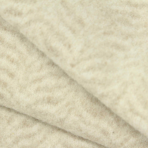 Cream Tone-on-Tone Jacquard, Polyester, 430 gsm