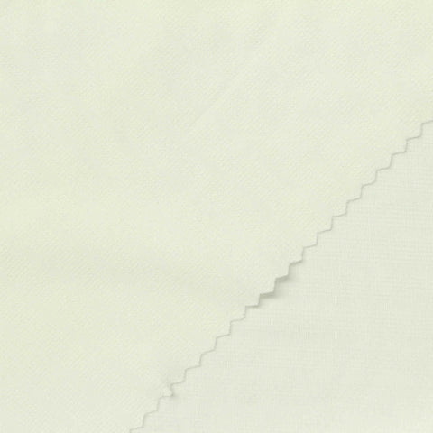 Striped Nylon Stretch Knit Fabric, 185 gsm — White
