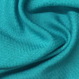 Teal Dot Jacquard, Viscose-Poly — photo 1