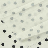Black Dots Knit, Polyester, 180 gsm — photo 1