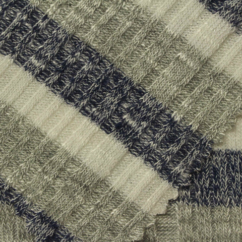 Off-White Horizontal-Stripe Rib Knit