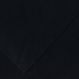 Cotton Polyester Rib Knit Fabric, 240 gsm, 149 cm — Black — photo 1