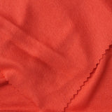 Viscose Stretch Rib Knit Fabric, 185 gsm, 180 cm — Red — photo 1