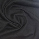 Rib Knit Fabric, 290 gsm, 165 cm — Black — photo 1