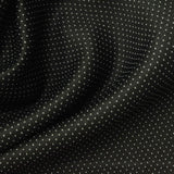 Jacquard 100% Polyester Scuba Knit Fabric, 230 gsm, 165 cm — Black — photo 1