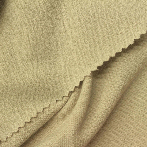 100% Cotton French Terry Fabric, 220 gsm — Khaki