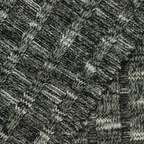 Black Marl Rib Knit, Polyester, 253 gsm — photo 1