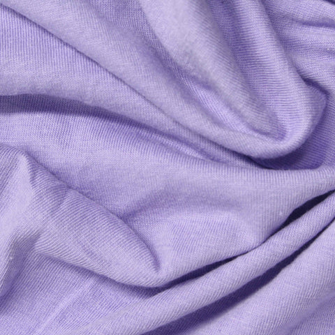 Cotton Polyester Jersey Knit Fabric, 145 gsm, 172 cm — Purple