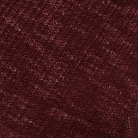 Red Marl Chunky Knit, Polyester, 188 gsm