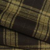 Dark Brown Plaid Interlock Knit, Polyester, 294 gsm — photo 1