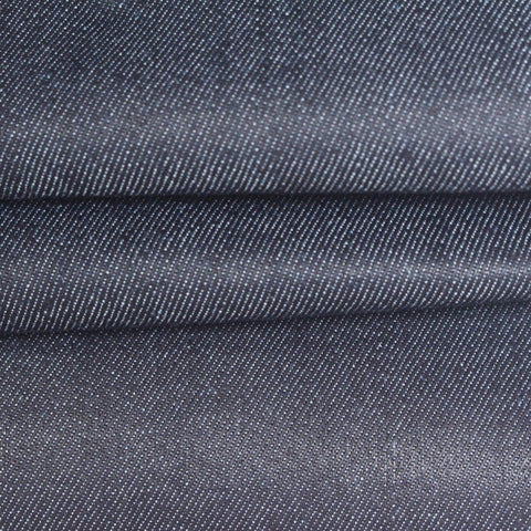 Cotton Polyester Stretch Woven Fabric, 350 gsm, 170 cm — Navy