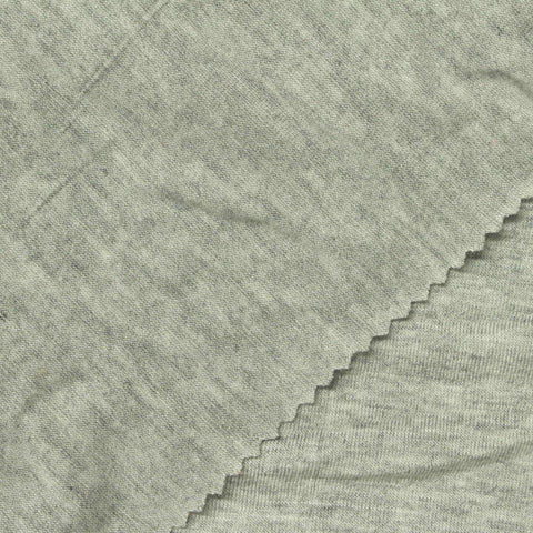 Light Grey Marl Jersey Knit, Viscose, 164 gsm