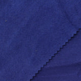 Brushed Polyester Cotton French Terry Fabric, 290 gsm, 170 cm — Navy — photo 1