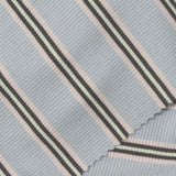 Pink Stripes Rib Knit, Viscose — photo 1