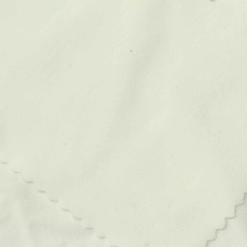 Polyester Stretch Linen-Look Fabric, 240 gsm, 170 cm — White