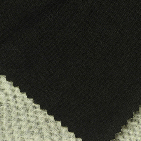 Light Green Marl Interlock Knit, Poly-Cotton