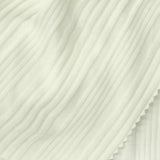 Viscose Polyester Blend Rib Knit Fabric, 230 gsm, 160 cm — White — photo 1