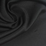 Polyester Stretch Scuba Knit Fabric, 295 gsm, 160 cm — Black — photo 1