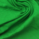 Cotton Stretch Piqué Knit Fabric, 175 gsm, 175 cm — Green — photo 1