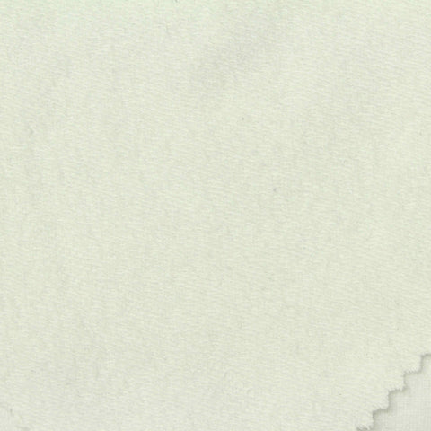 Viscose Cotton Stretch French Terry Fabric, 312 gsm, 165 cm — White
